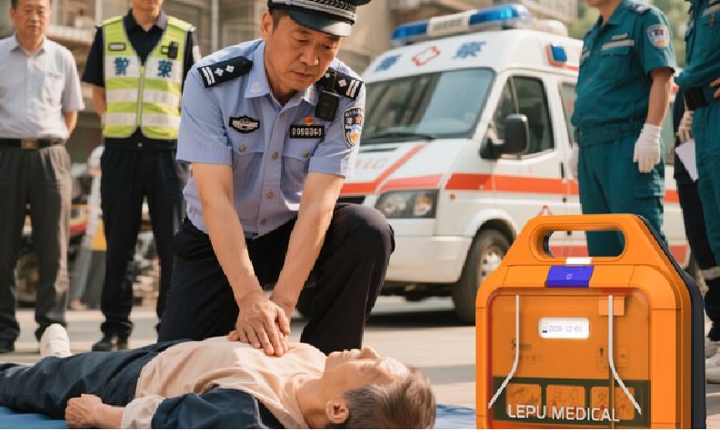 AED正成为公安一线“标配”生命守护装备
