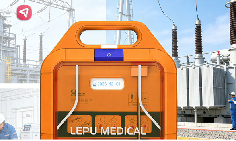 乐普AED亮相天津能源展会,一站式急救方案破解行业安全痛点