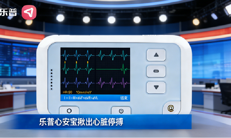 乐普心安宝登权威媒体！32岁博主嘴唇发紫，动态心电监测揪出3秒心脏停搏~