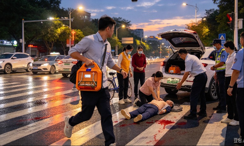 江门街头11分钟生死救援:乐普AED与路人接力,为生命抢出黄金时间