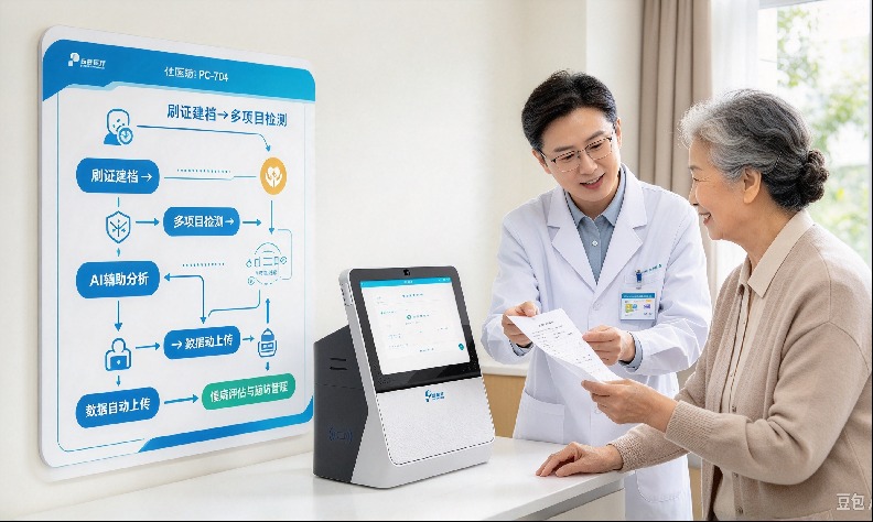一台设备覆盖七大场景:乐普PC-704健康一体机如何成为基层公卫与慢病管理新抓手?